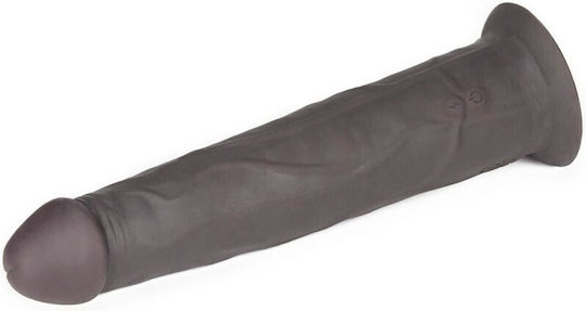 Lovetoy Dual Layered Nature Cock Realistischer Vibrator mit Fernbedienung 22,8cm Braun