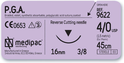 Medipac Ράμματα Auflösbar PGA 4.0 Απορροφούμενα 16mm