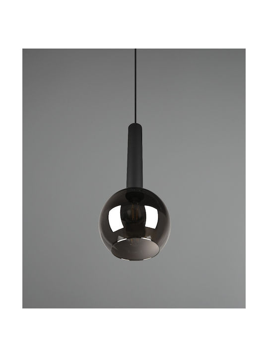 Trio Lighting Clayton Adjustable Pendant Light Black with Socket E27 20x150x150cm
