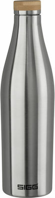 Sigg Meridian Brushed Μπουκάλι Θερμός σε Ασημί χρώμα 0.5lt