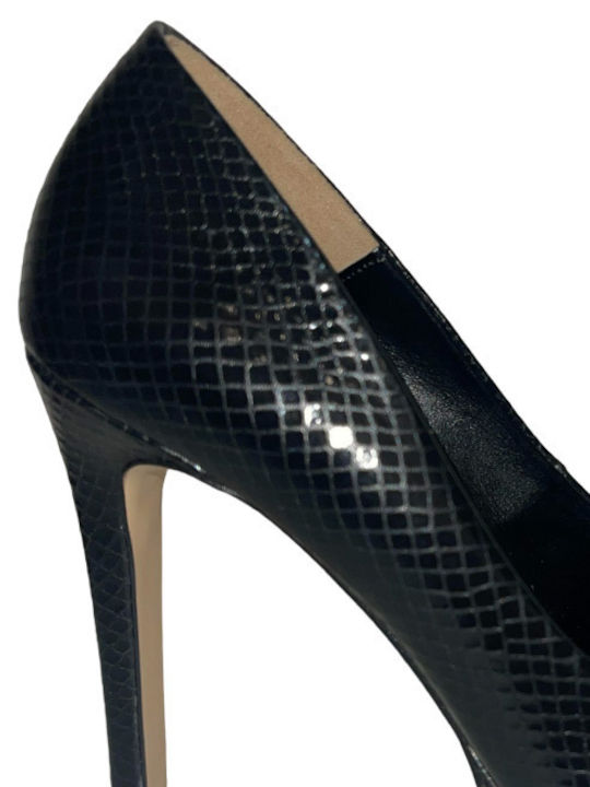 Patent Leather Stiletto Black High Heels