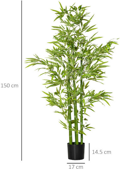 Künstlicher Baum für den Außenbereich Grün 150cm HomCom