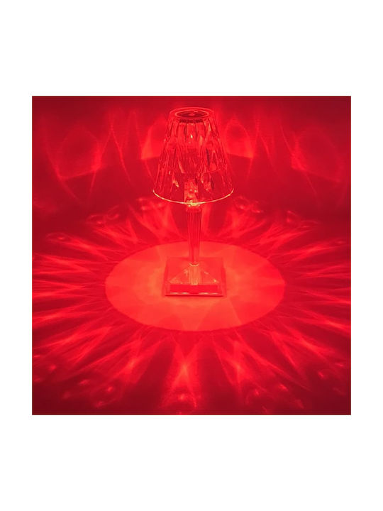 Led7 Διακοσμητικό Φωτιστικό Amour LED RGB 11.5x11.5x25.5εκ.