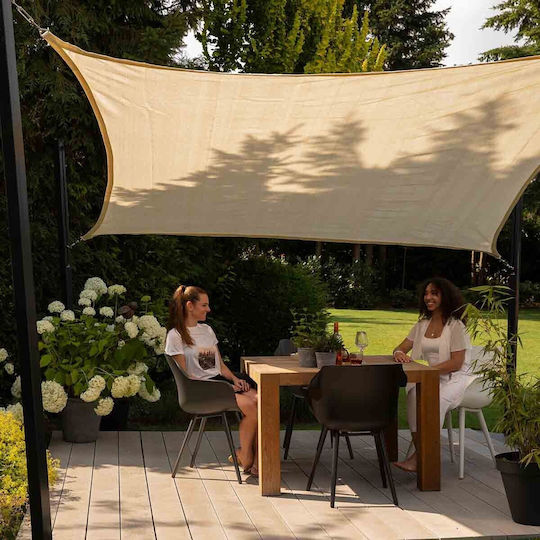 Nesling Rectangular Umbrela Sail Negru 3x4m 285gr/m²