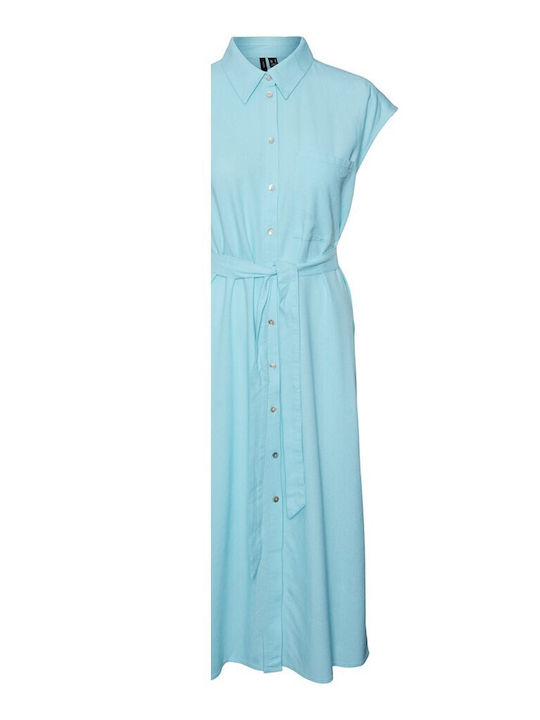 Vero Moda Summer Midi Dress Limpet Shell