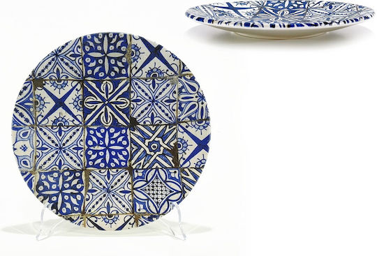 ArteLibre Maiolica Πιάτο Ρηχό από Πορσελάνη με Διάμετρο 26cm