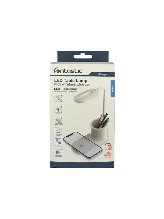 Fontastic LED Lumină de Birou cu Braț Flexibil în Culoarea Alb