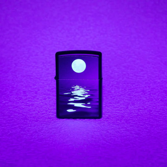 Zippo Moon Sunset Brichetă Rezistentă La Vânt Cu Flacără Multicoloră