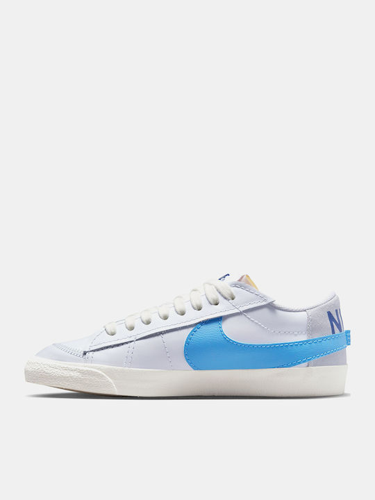 Blazer Low '77 PRM Мъжки Плоски Маратонки White / University Blue / Sail / Pure Platinum