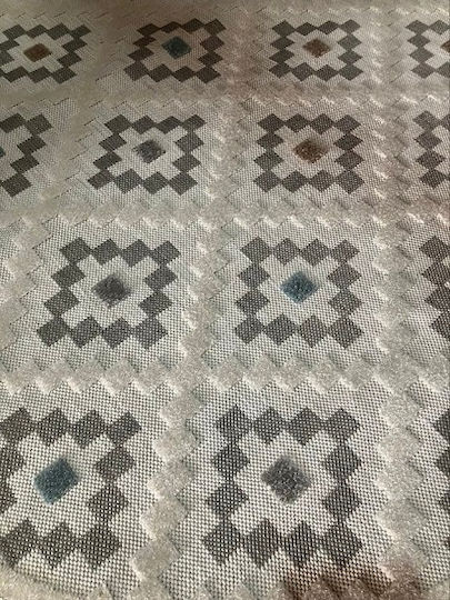 Tzikas Carpets Tenerife 54097-230 Лятно време Джута с крошки Синьо