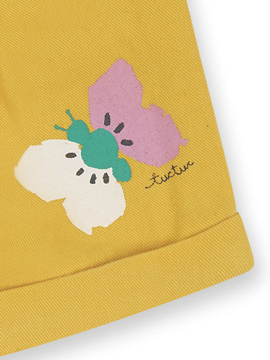 Kids' Shorts/Bermudas Fabric Yellow