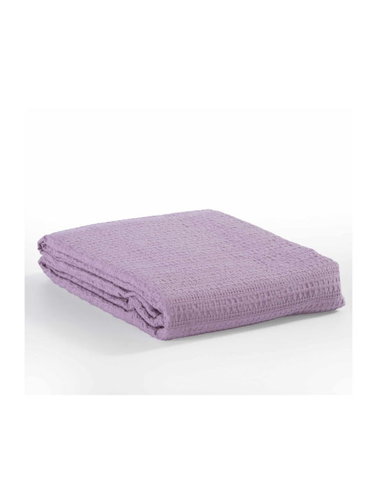 Nef-Nef Homeware Cool Pătură Pique Extra-dublă 220x240cm. 027990 Mauve