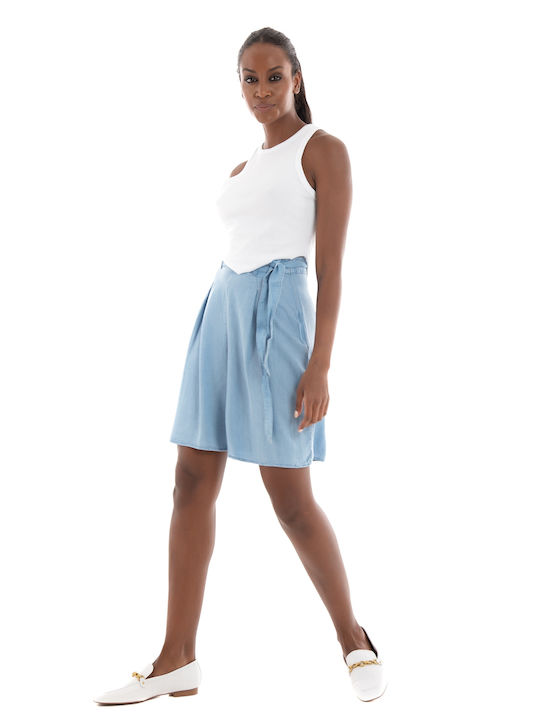 Vero Moda Women's Bermuda Shorts Jean Medium Blue Denim
