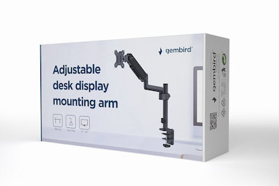 Gembird MA-DA1P-01 Stand Desk Mounted Monitor up to 32" with Arm