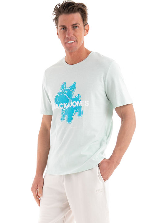 Jack & Jones 12238121 Tricou Albastru deschis