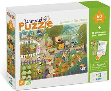 Kids Puzzle Summer in The Village for 3+ Years 60pcs Dodo