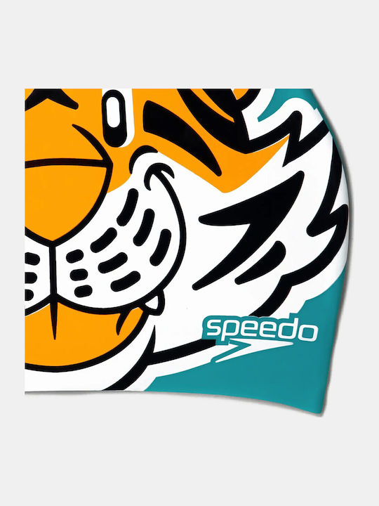 Speedo Printed Character Kids Silicone Swimming Cap