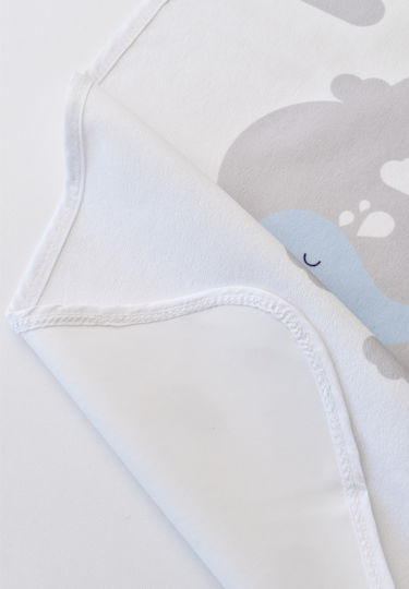 Bi Baby Ocean Family Waterproof Changing Pad White 50x75cm.