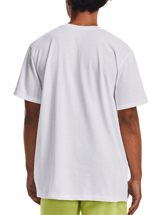 Under Armour Heavyweight T-shirt Λευκό