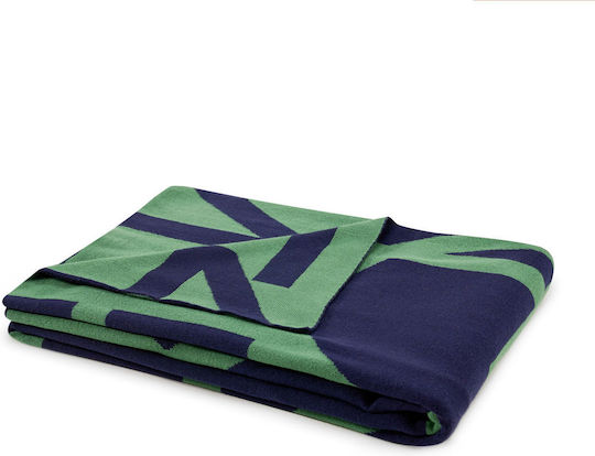 Tommy Hilfiger Logomania Armchair Throw 130x170cm Green
