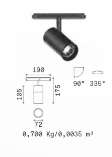 Ideal Lux LED Kommerzielle lineare Beleuchtung Leuchte Decke 26W Warmes Weiß IP20