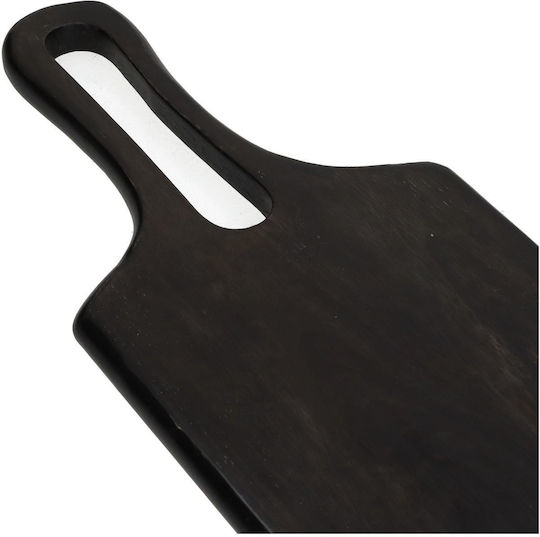 ArteLibre Schneidebrett Hölzernes Schwarz 57.8x15.3cm 1Stück