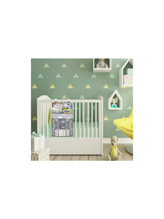 Baby Crib Bumper Gray