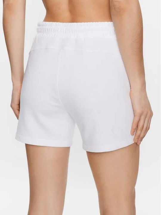 DKNY Women's High-waisted Sporty Shorts White