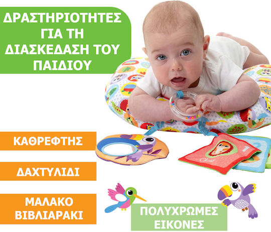 Chicco Animal Tummy Time Activity Pillow for Newborns