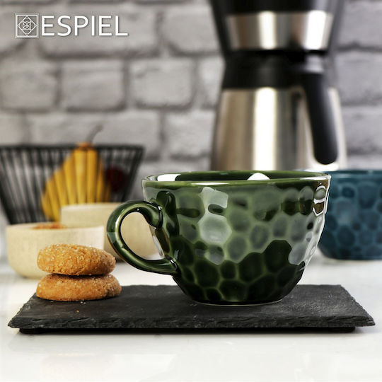 Espiel Κούπα από Πορσελάνη Πράσινη 350ml