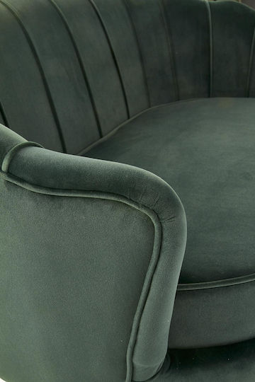 Amorinito Doppelsitzer Sofa Samt Grüner 133x77x77cm