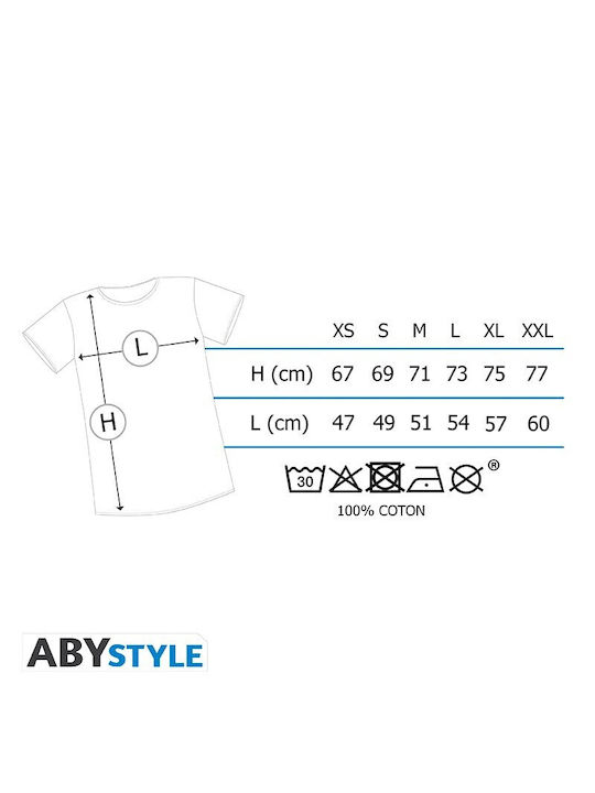 Abysse "DBZ/Saiyans" SS T-shirt Dragon Ball Schwarz Baumwolle