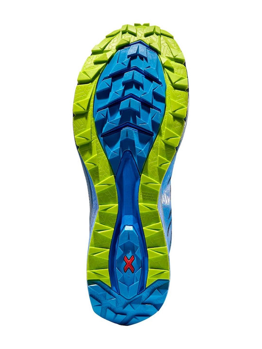 La Sportiva Jackal II Herren Sportschuhe Trail Running Electric Blue / Lime Punch