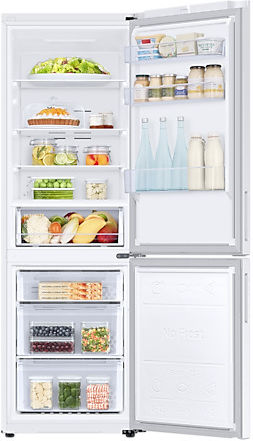 Samsung Fridge-Freezer 344lt NoFrost H185.3xW59.5xD65.8cm White RB33B610EWW/EF