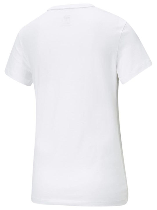 Puma Essentials Γυναικείο Αθλητικό T-shirt Λευκό