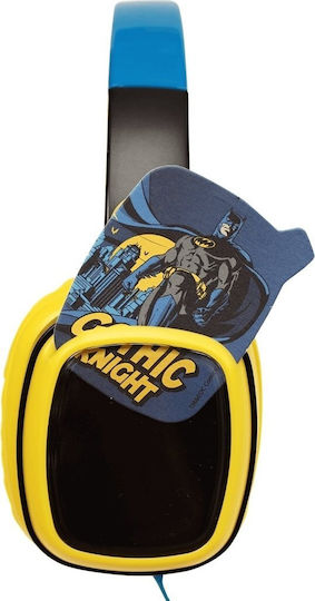 Lazerbuilt Batman Flip 'N Switch Wired Over Ear Headphones Muticolot HBM-FS2-BLKBLU