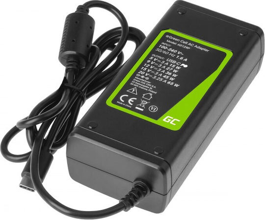 Green Cell Φορτιστής Laptop 65W 20V 3.25A για Lenovo