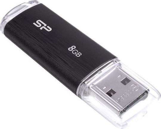 Silicon Power Ultima II-I 8GB USB 2.0 Stick Schwarz