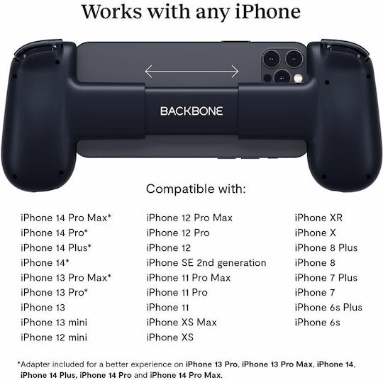 Backbone One Xbox Ενσύρματο Gamepad Μαύρο