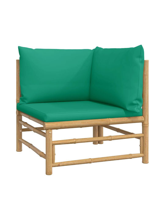 Garden & Outdoor Furniture Sets Living Room Set Pieces Green with Pillows