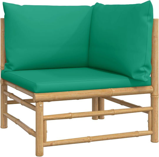 Garten- und Outdoor-Möbelsets 6 Stück Grün mit Kissen