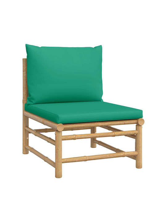 vidaXL Garden & Outdoor Furniture Sets Living Room Set 6 Pieces Green with Pillows