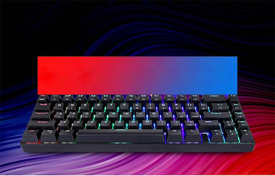 Motospeed CK67 Gaming Tastatură Mecanică 65% cu Custom Blue comutatoare și iluminare RGB (Engleză US)