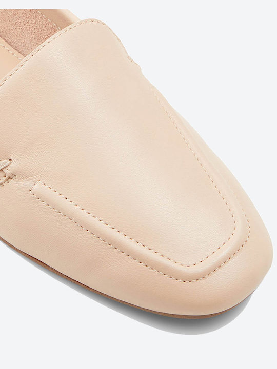 Prelindra Leder Damen Loafers in Beige Farbe