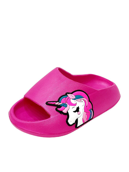 Kids' Slides Fuchsia
