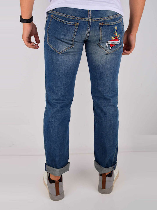 Moschino Men's Jeans Pants in Regular Fit Blue