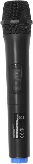 BoomToneDj Ηχείο Karaoke με Ασύρματο Μικρόφωνο Traveler 15 VHF Μαύρο