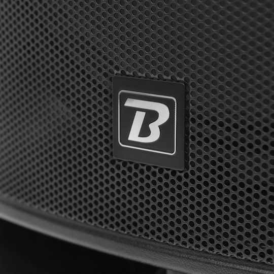 BoomToneDj Ηχείο Karaoke με Ασύρματο Μικρόφωνο Traveler 15 VHF Μαύρο