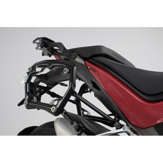 SW-Motech TRAX ADV Σετ Πλαϊνές Βαλίτσες Μοτοσυκλέτας 37lt σε Ασημί Χρώμα