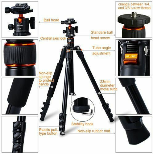 K&F Concept SA234 Photography Tripod
